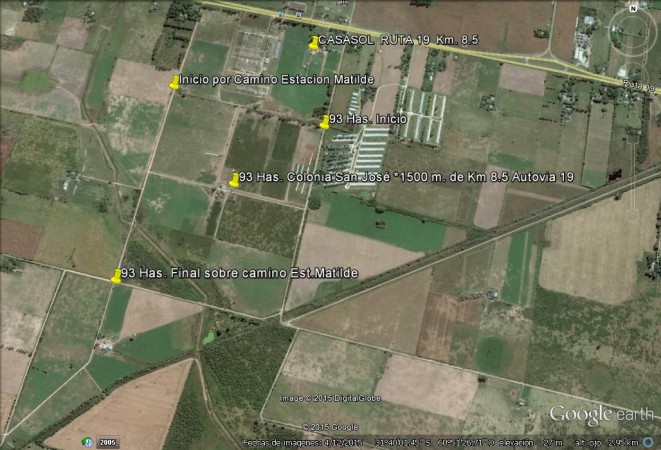 Campo de 93 hectáreas