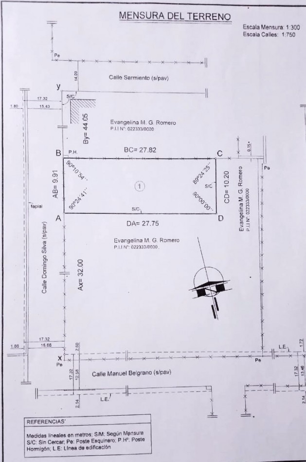 Terreno en venta en Santa Rosa de Calchines 