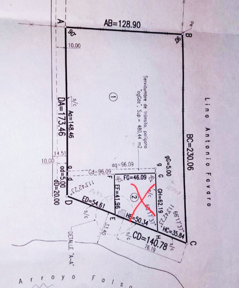 Campo en venta en Santa Rosa de Calchines 