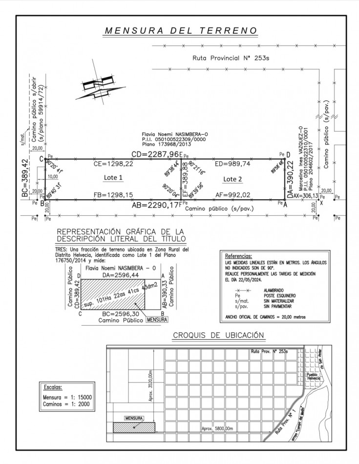 Campo en venta en Helvecia